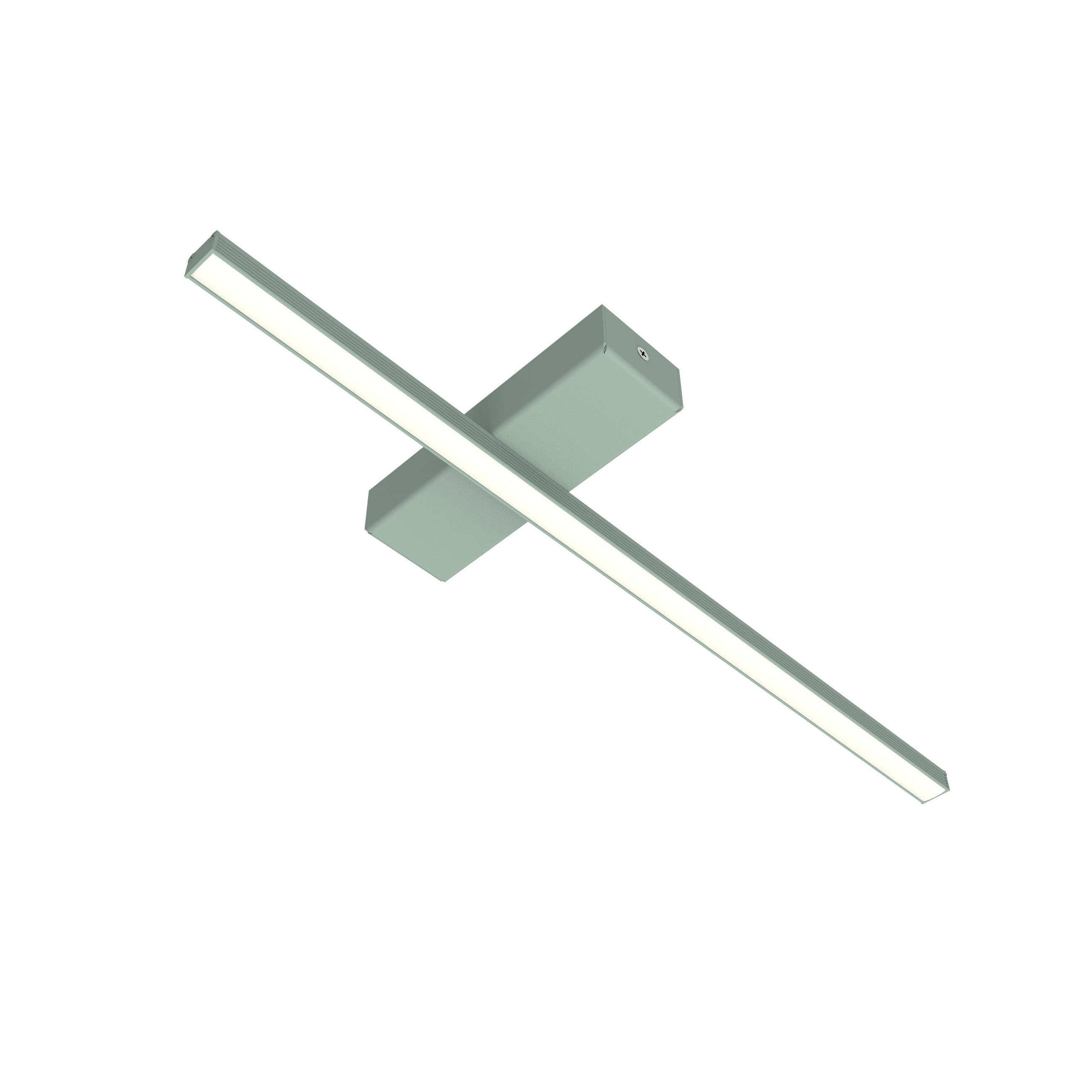 LED-DECKENLEUCHTE Splint L50 - Grün, Metall (2/50/2cm) - Lumicom