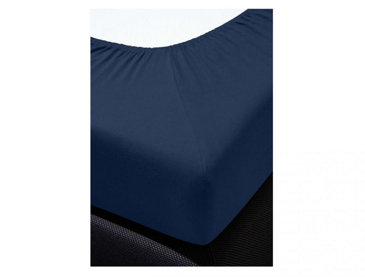 SPANNBETTTUCH VESUV 0012 - Blau, Textil (100/200cm) - Irisette