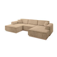 WOHNLANDSCHAFT IREA-U1 - 303x171x83 cm Beige - Beige, Holzwerkstoff/Textil (303/83/171cm) - ALTDECOR