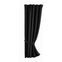 VORHANG »NewYork« HxB 160x140 cm Schwarz - Schwarz, Textil (140/160cm) - Gardinenbox