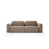 SOFA mit Schlaffunktion Thekla, Braun - Braun, Textil (246/70/100cm) - Fedve