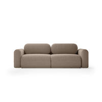 SOFA mit Schlaffunktion Thekla, Braun - Braun, Textil (246/70/100cm) - Fedve