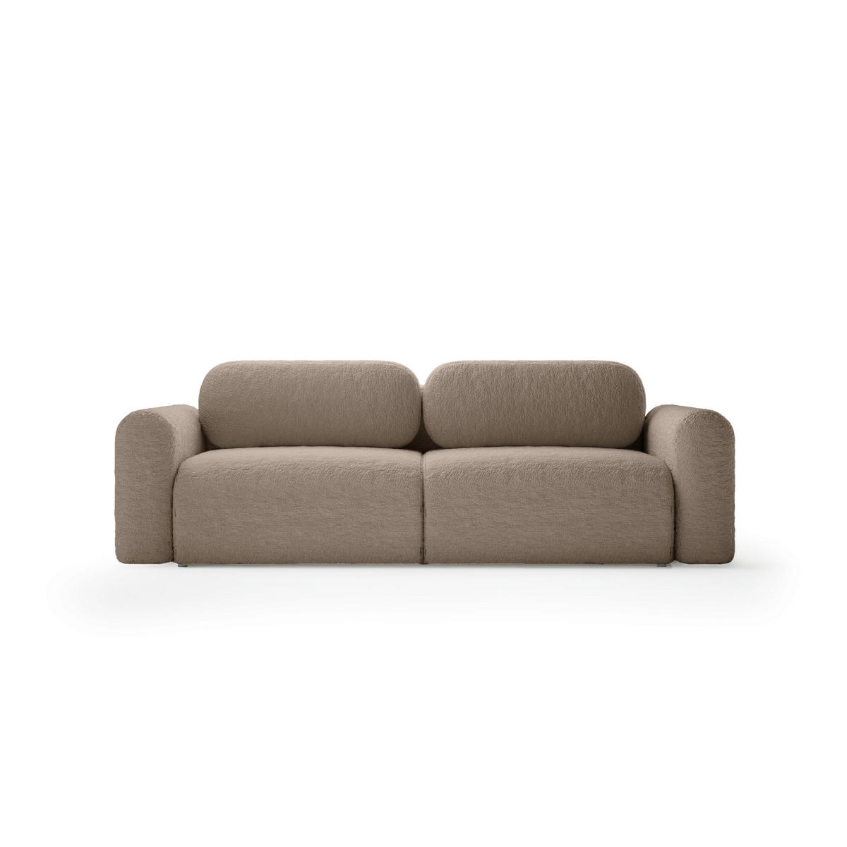 SOFA mit Schlaffunktion Thekla, Braun - Braun, Textil (246/70/100cm) - Fedve