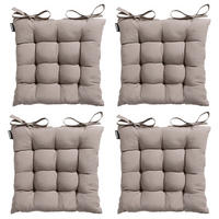 SITZKISSEN Panama 46/46 cm 4er-Set - Hellbraun, Textil (46/6/46cm) - Madison
