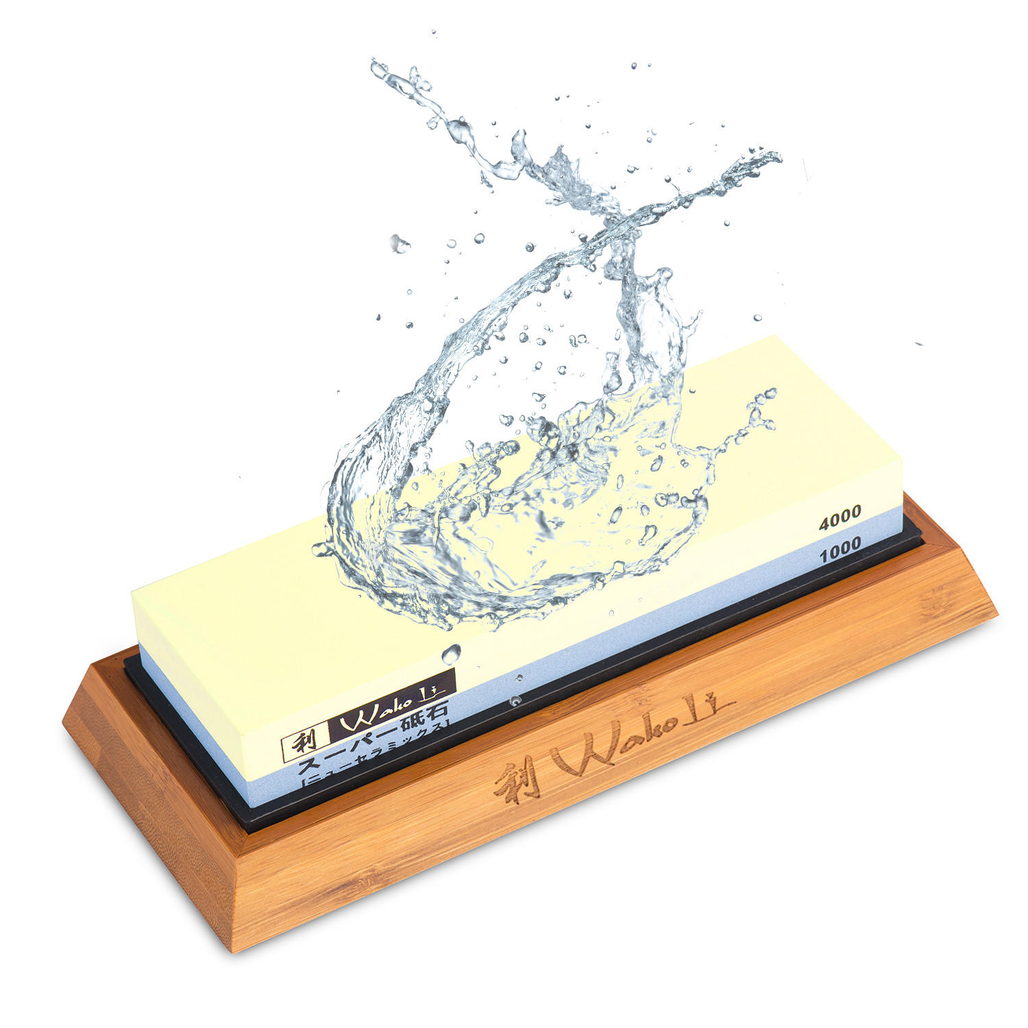 SCHLEIFSTEIN 1000/4000 - Weiß, Stein - Wakoli