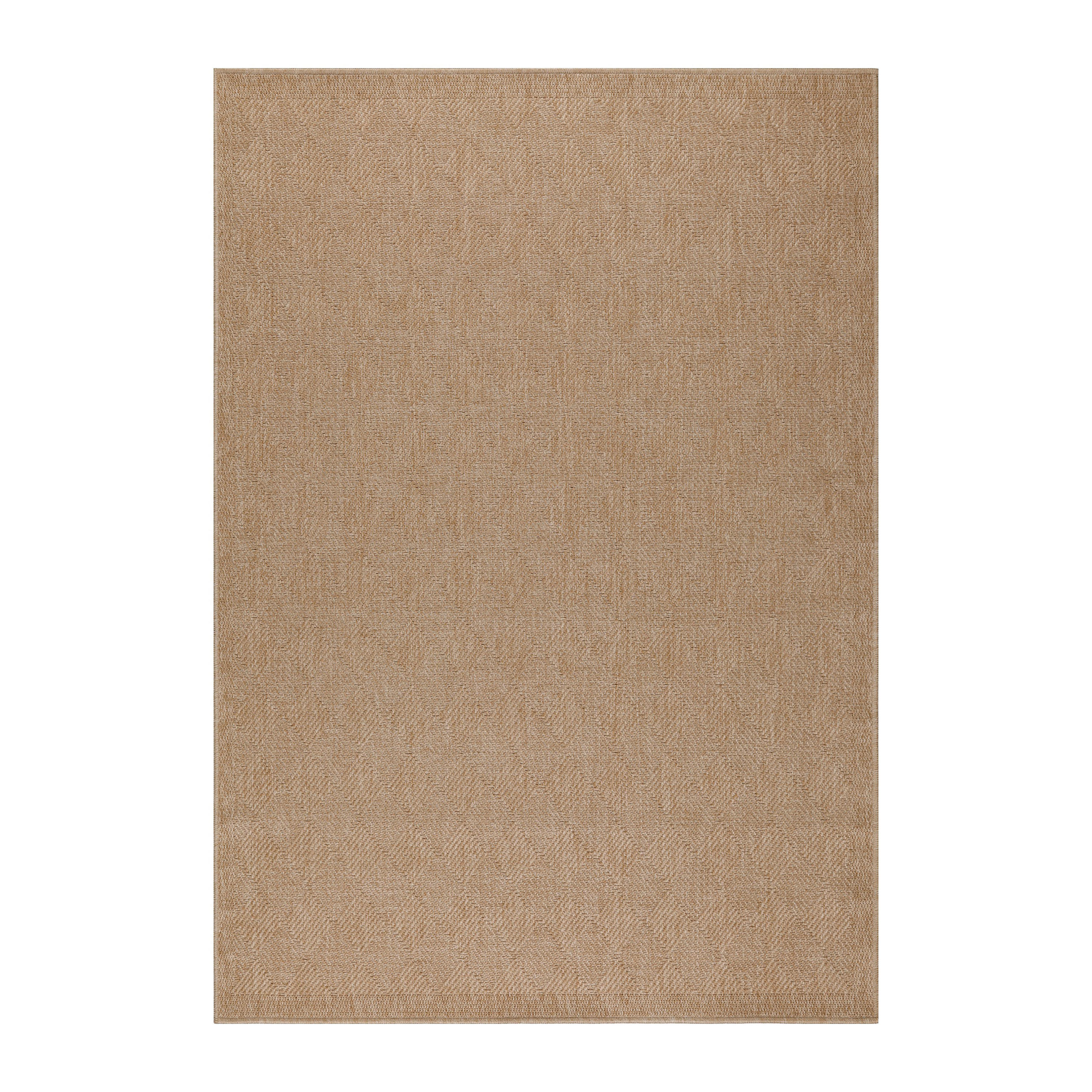 OUTDOORTEPPICH KASBERG, im Vintage-Stil, aus Polypropylen, Beige, 140 x 200 cm - Beige, Textil (200/140cm) - KADIMA DESIGN