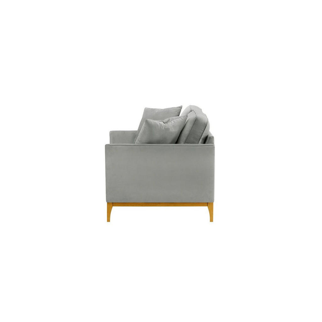 Thumbnail - Zweisitzer-Sofa, Hellgrau, Textil, 2-Sitzer, 141x91x95 cm, Wohnzimmer, Sofas & Couches, Sofas, 2-Sitzer Sofas