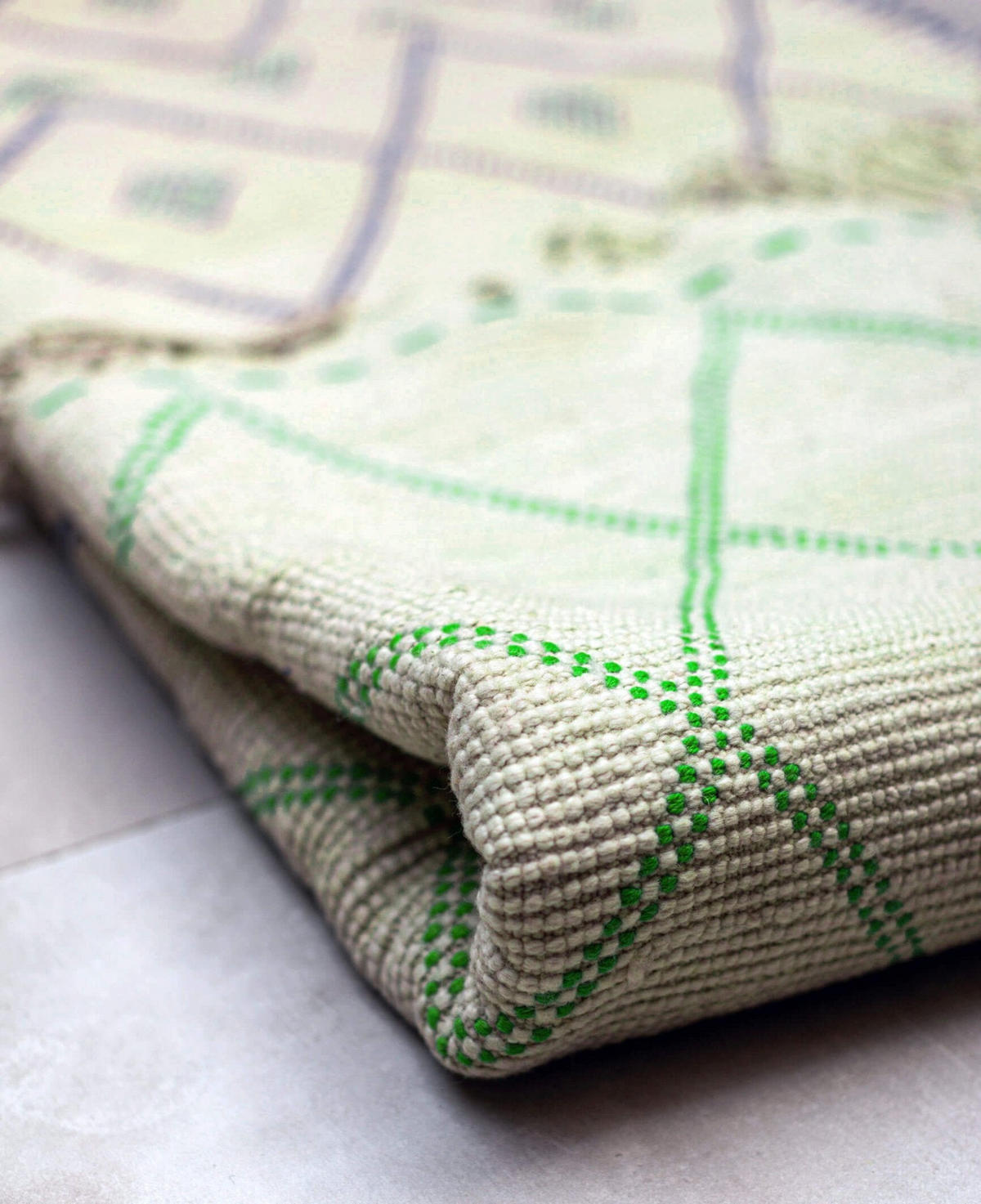 BERBERTEPPICH marokkanisch aus Majorelle-Wolle blau - Blau, Naturmaterialien (250/350cm) - AFK Living