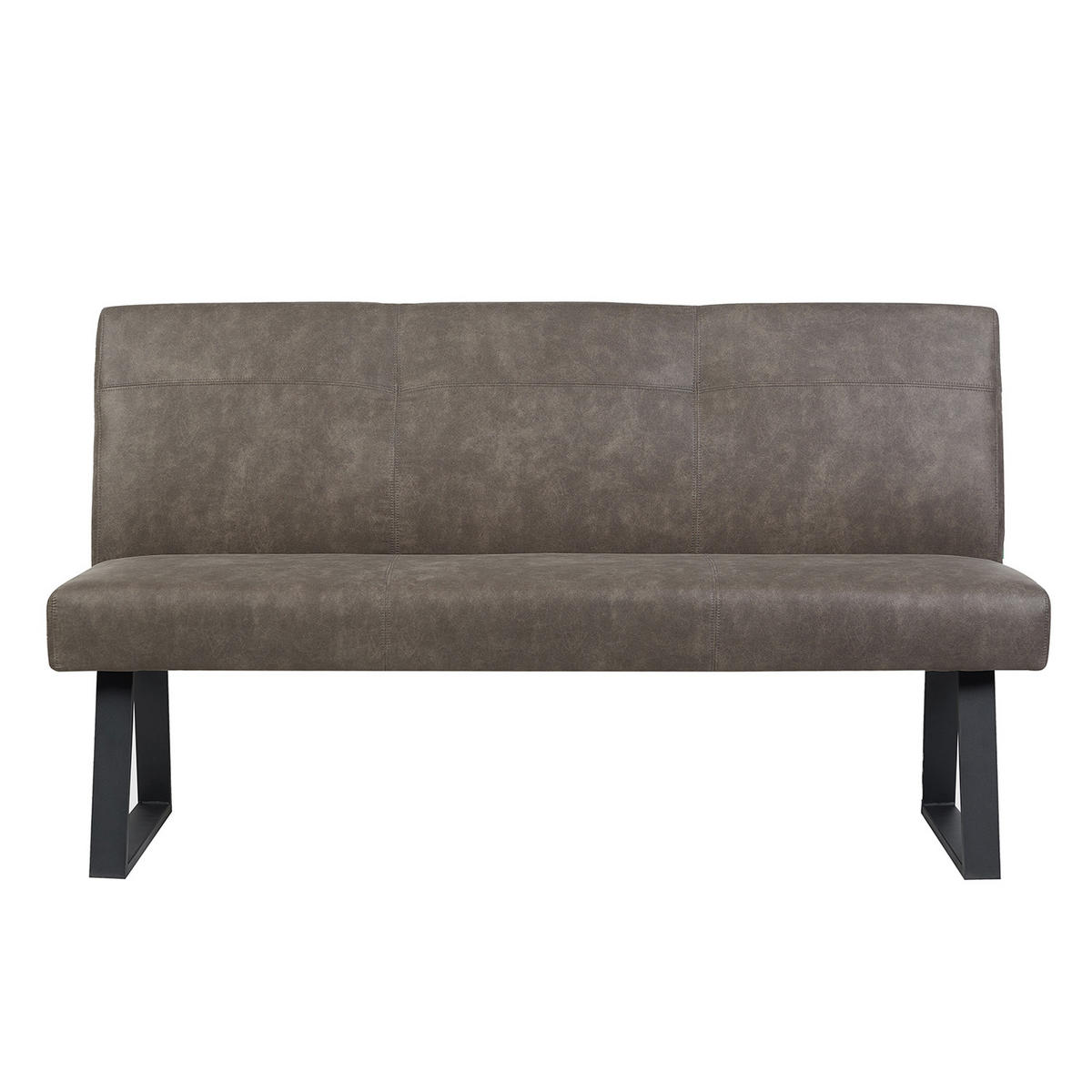 SITZBANK JOYCE - Taupe, Metall (160/91/66cm) - DUBI Möbel
