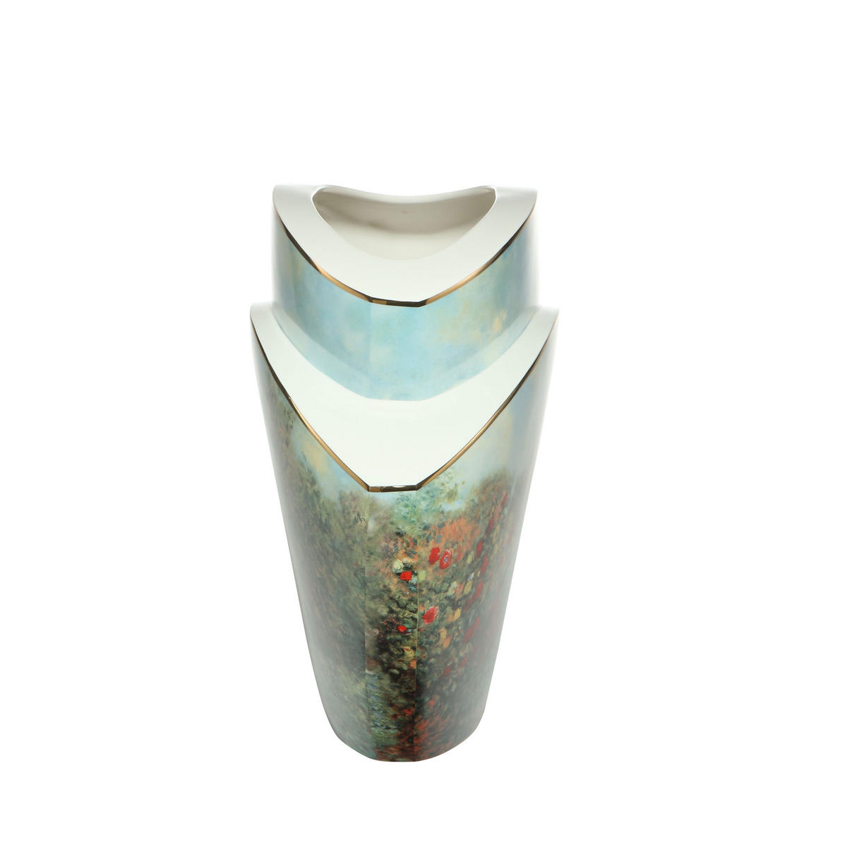 VASE Claude Monet - Das Künstlerhaus, Porzellan, Bunt, 29 cm - Multicolor, Keramik (29cm) - Goebel