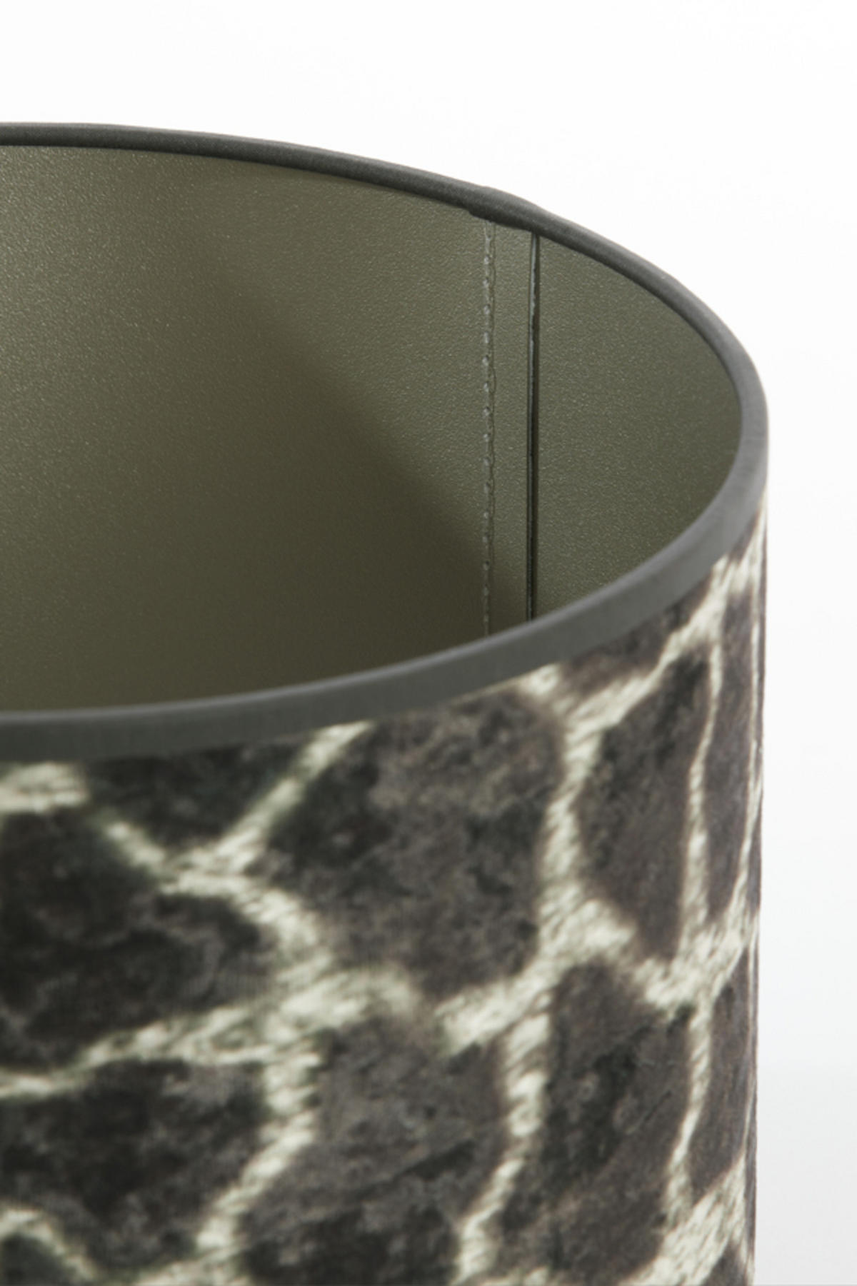 LAMPENSCHIRM Mosa Braun Ø20/15 cm - Braun, Textil (20/20/15cm) - Light & Living