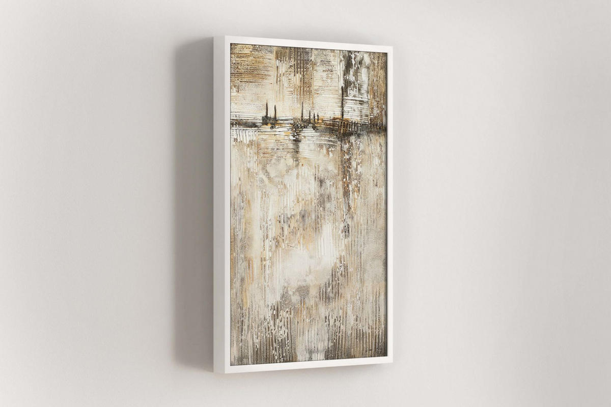 OLEJOMAĽBA 60/80 cm, Zvieratá - hnedá/béžová, drevo/textil (60/80cm) - KUNSTLOFT