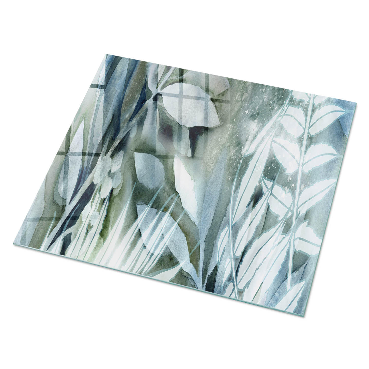 ArtPrintCave Glasplatte Weiß 80x60x0.4 cm