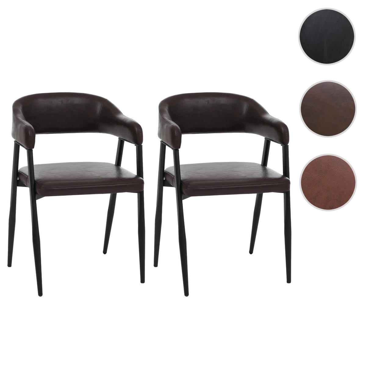 ESSZIMMERSTUHL Dunkelbraun - Dunkelbraun, Kunststoff (51/77/52cm) - MCW