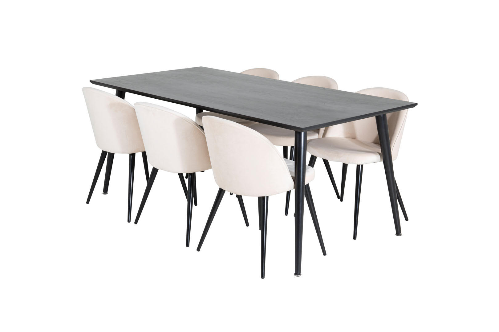 TISCHGRUPPE Beige - Beige, Holzwerkstoff (90/75/180cm) - ebuy24