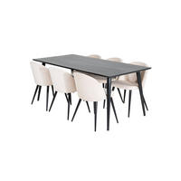 TISCHGRUPPE Beige - Beige, Holzwerkstoff (90/75/180cm) - ebuy24