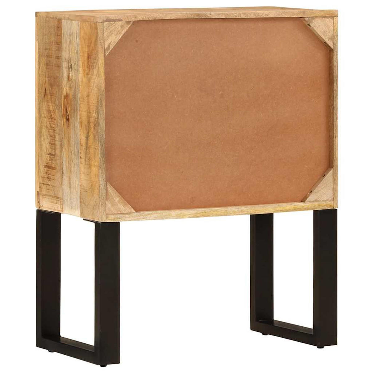 SIDEBOARD 60/30/76 Cm Massivholz Mango - Braun, Holz (30/76/60cm) - vidaXL