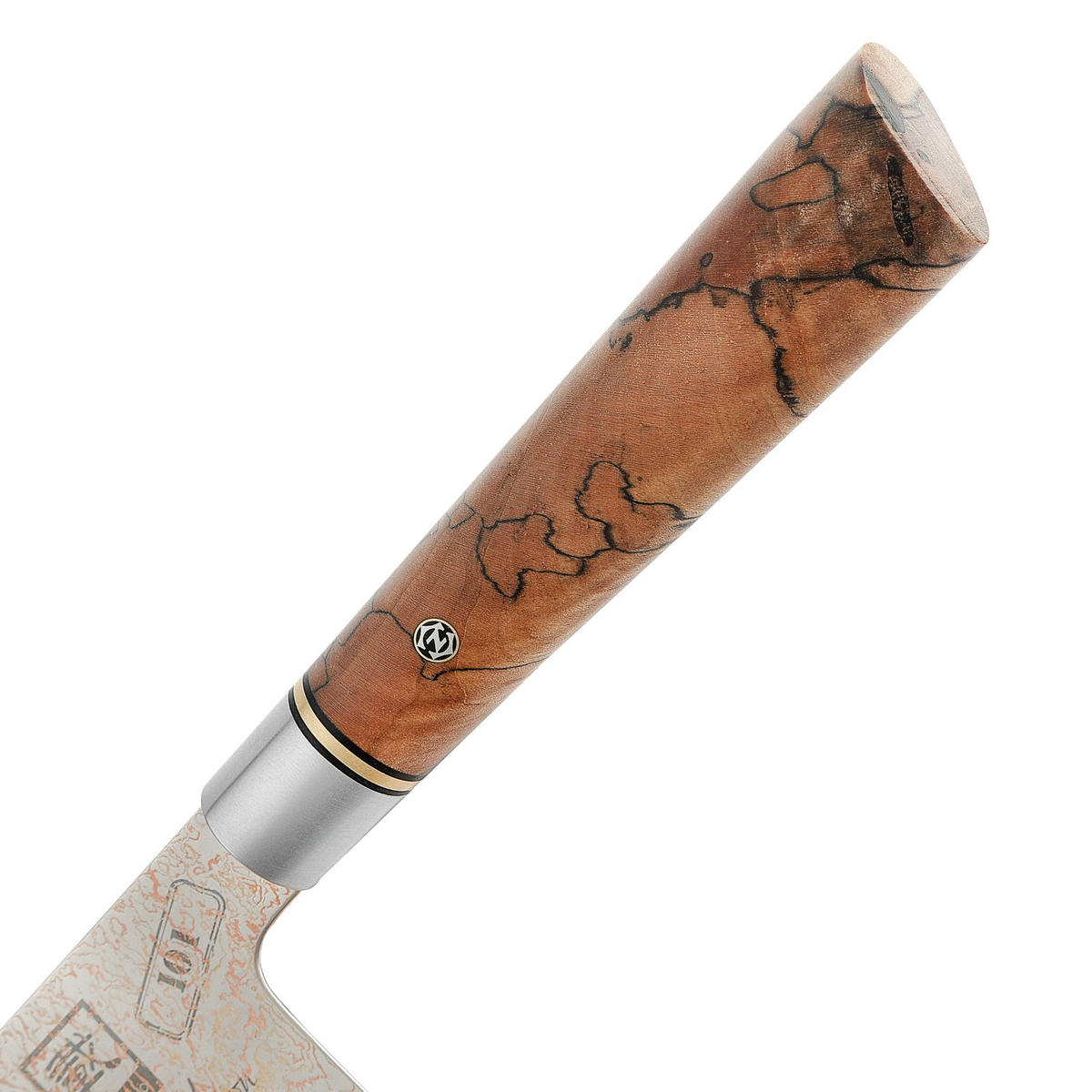 KIRITSUKE Damastmesser Kupfer Limited Edition - Braun, Metall (34cm) - Zayiko