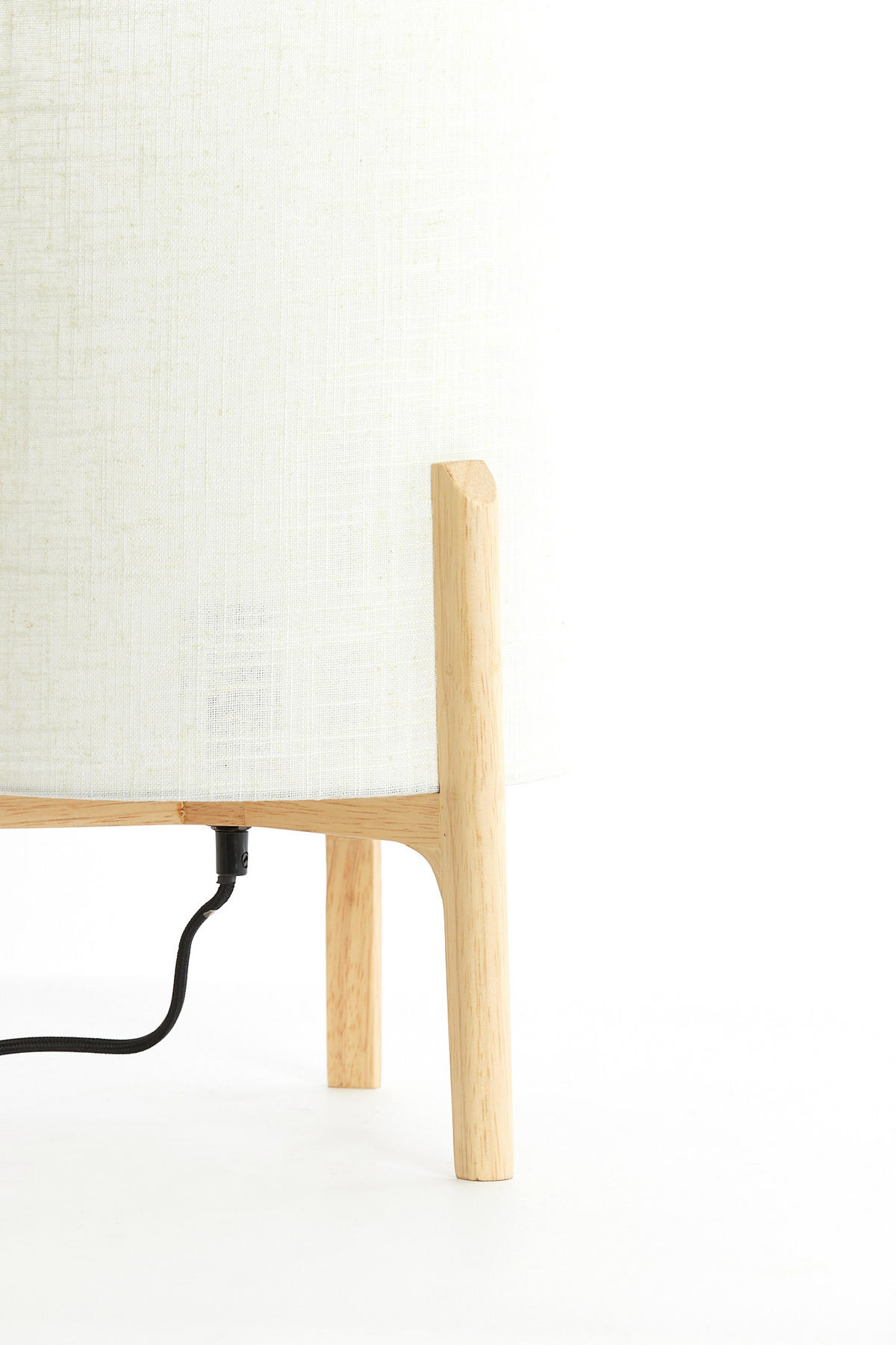 TISCHLAMPE Litto Braun Ø28/44 cm - Braun, Holz (28/28/44cm) - Light & Living