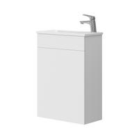 WASCHTISCHKOMBI Amadeo, Weiß, 2 Teile, mit Waschbecken - Weiß, Holzwerkstoff (50/70/25cm) - Vicco