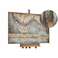 ÖLGEMÄLDE 120/80 cm - Beige/Braun, Holz/Textil (2.31/80cm) - KUNSTLOFT