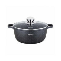 TOPF Schwarz 26/26/12 cm KH1596 - Schwarz, Metall (26cm) - Kinghoff 