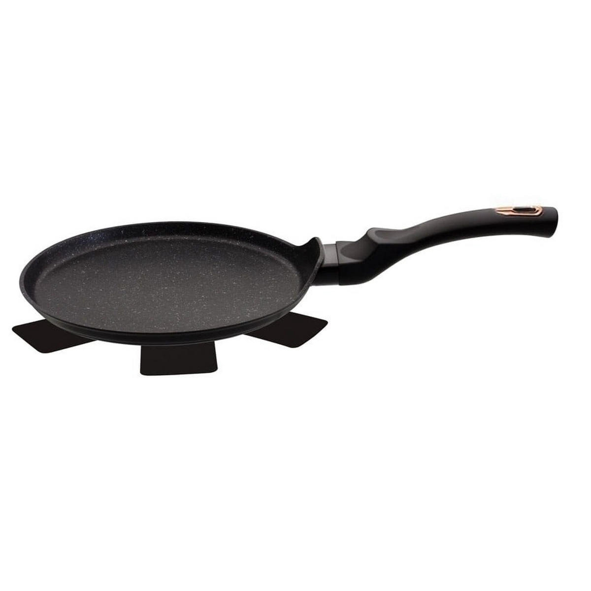CRÊPEPFANNE Schwarz 28/28/1.5 cm BH6181 - Schwarz, Metall (28cm) - Berlinger Haus