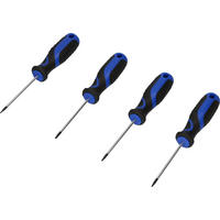 SCHRAUBENDREHER-SATZ, 4-TLG, TORX-PROFIL - Multicolor, Kunststoff/Metall (10/21cm) - BRILLIANT TOOLS
