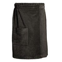 SAUNAKILT Turin Herren - 46-54 - Dunkelgrau - Dunkelgrau, Textil (55/150cm) - SCHIESSER