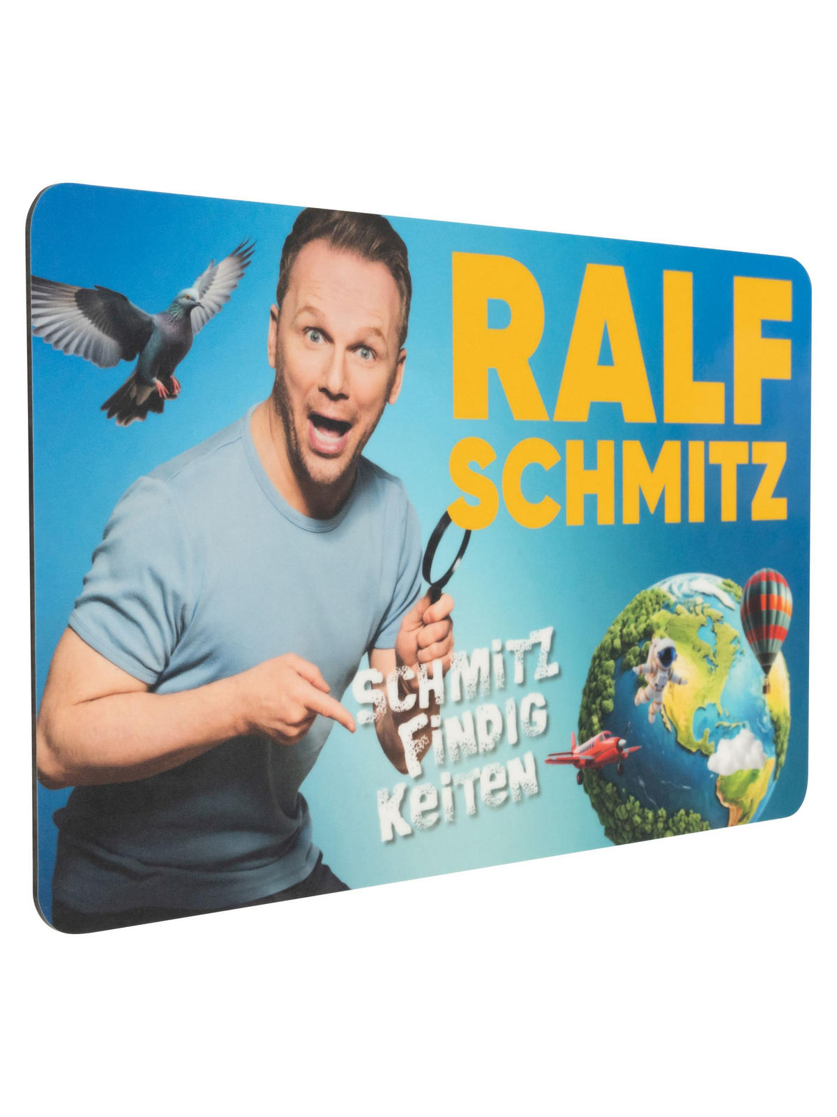BRETTCHEN Ralf Schmitz Schmitzfindigkeiten Blau 14,5 x 23,5 cm - Blau, Kunststoff (14.5/23.5cm) - United Labels