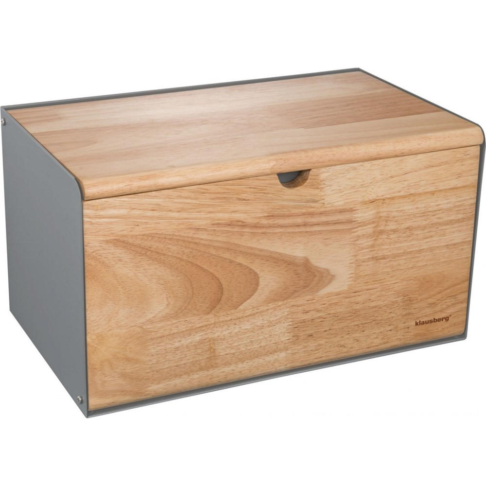 BROTKASTEN Braun 35.5/21.5/19.5 cm KB7395 - Braun, Holz (21.5/19.5/35.5cm) - Klausberg 