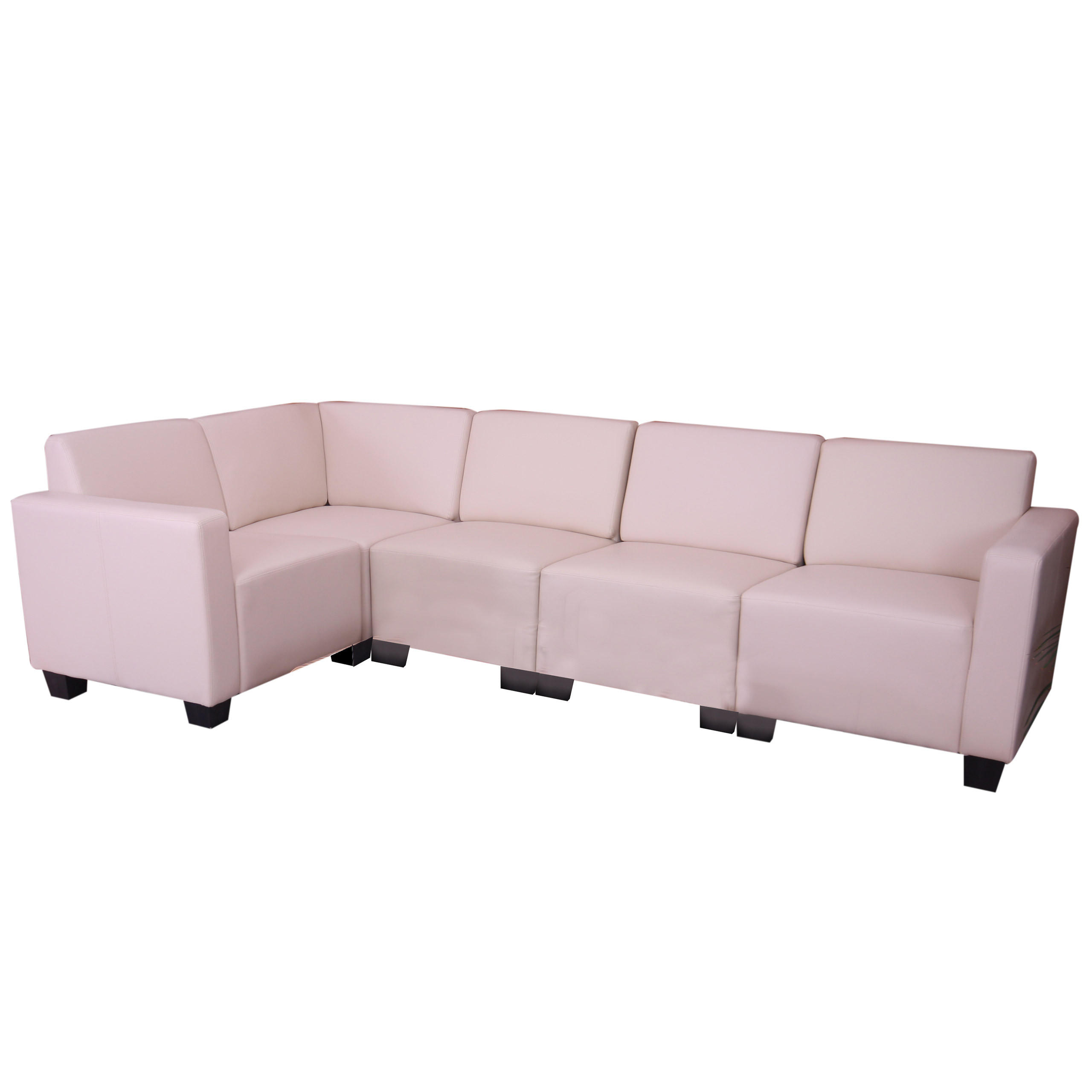 COUCH-GARNITUR 5 Beige - Beige, Textil (195/195cm) - MCW