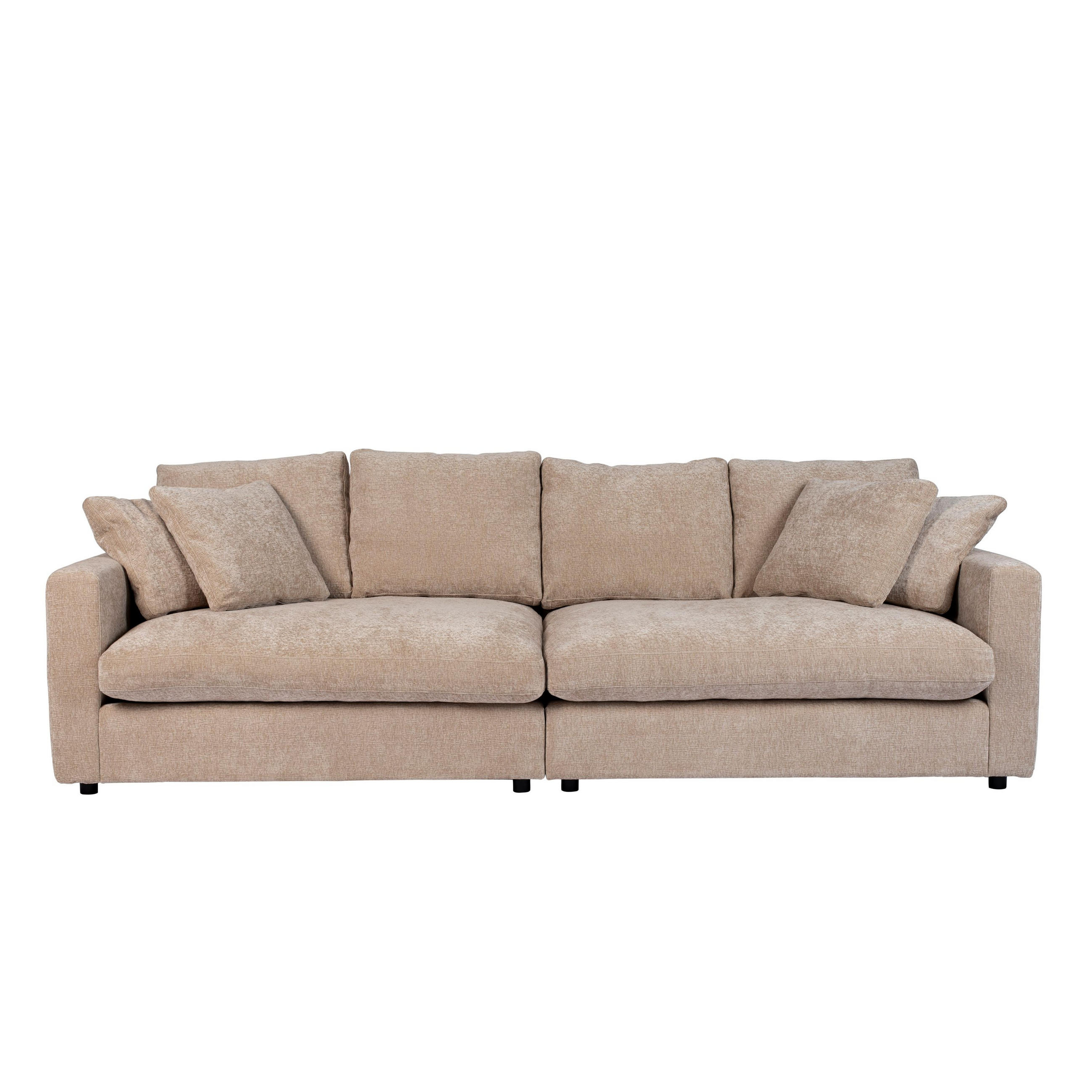 SOFA 3-SITZER Sense Beige - Beige, Textil (266/85/113cm) - Zuiver