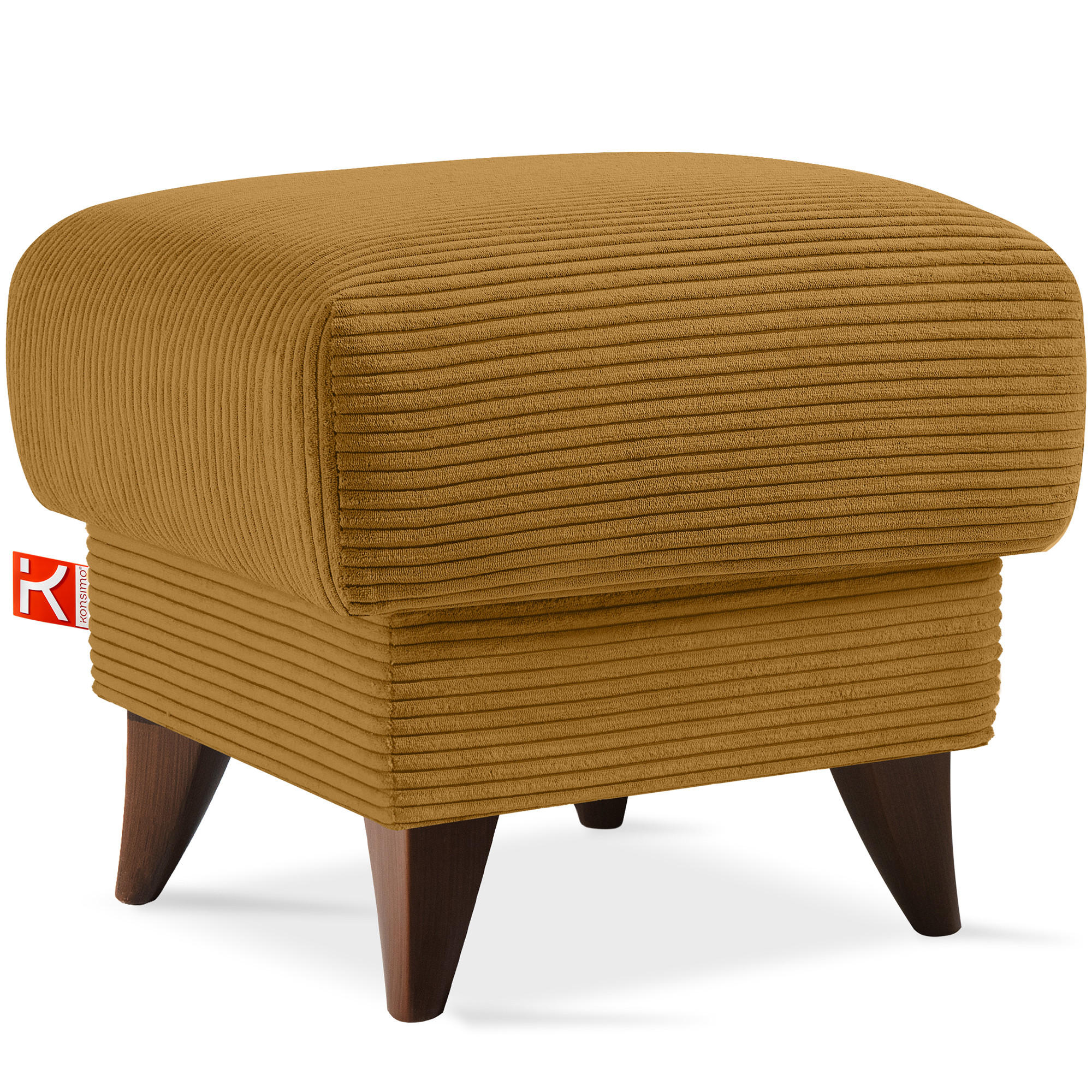 Konsimo® Fußstütze Gelb 53x49x53 cm