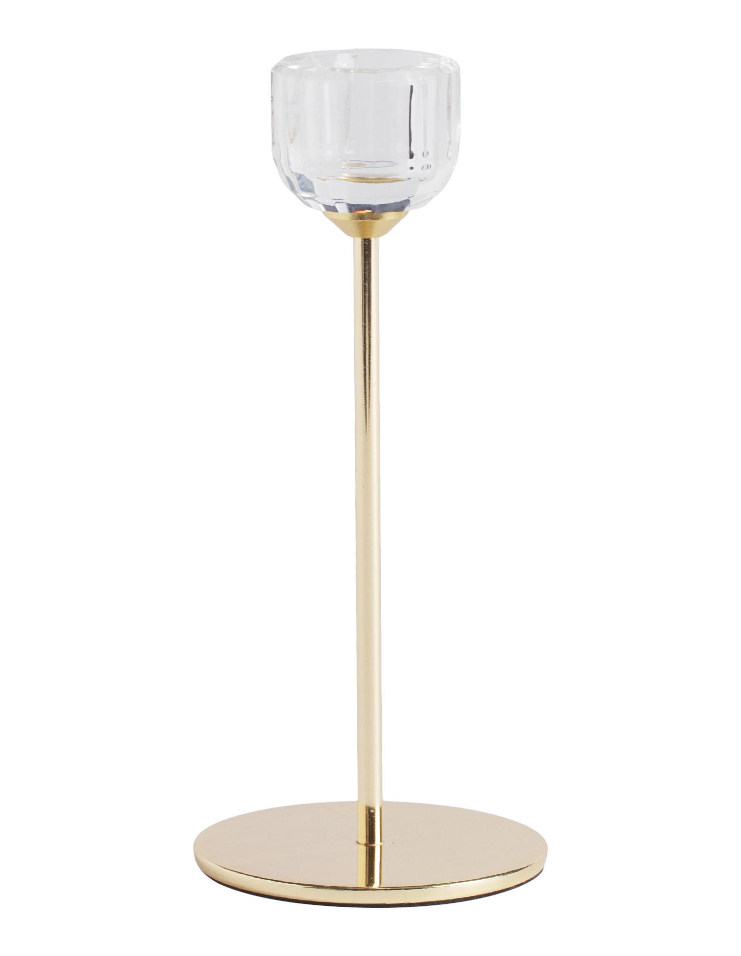 KERZENSTÄNDER Gravago - Goldfarben, Metall (7.5/18.6/7.5cm) - home&you