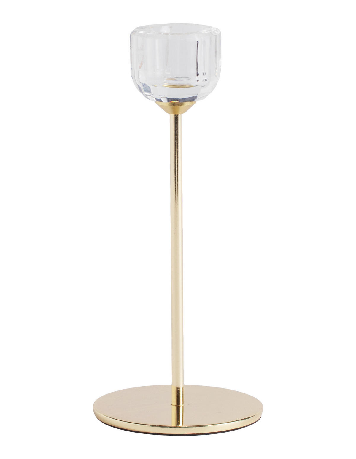 KERZENSTÄNDER Gravago - Goldfarben, Metall (7.5/18.6/7.5cm) - home&you