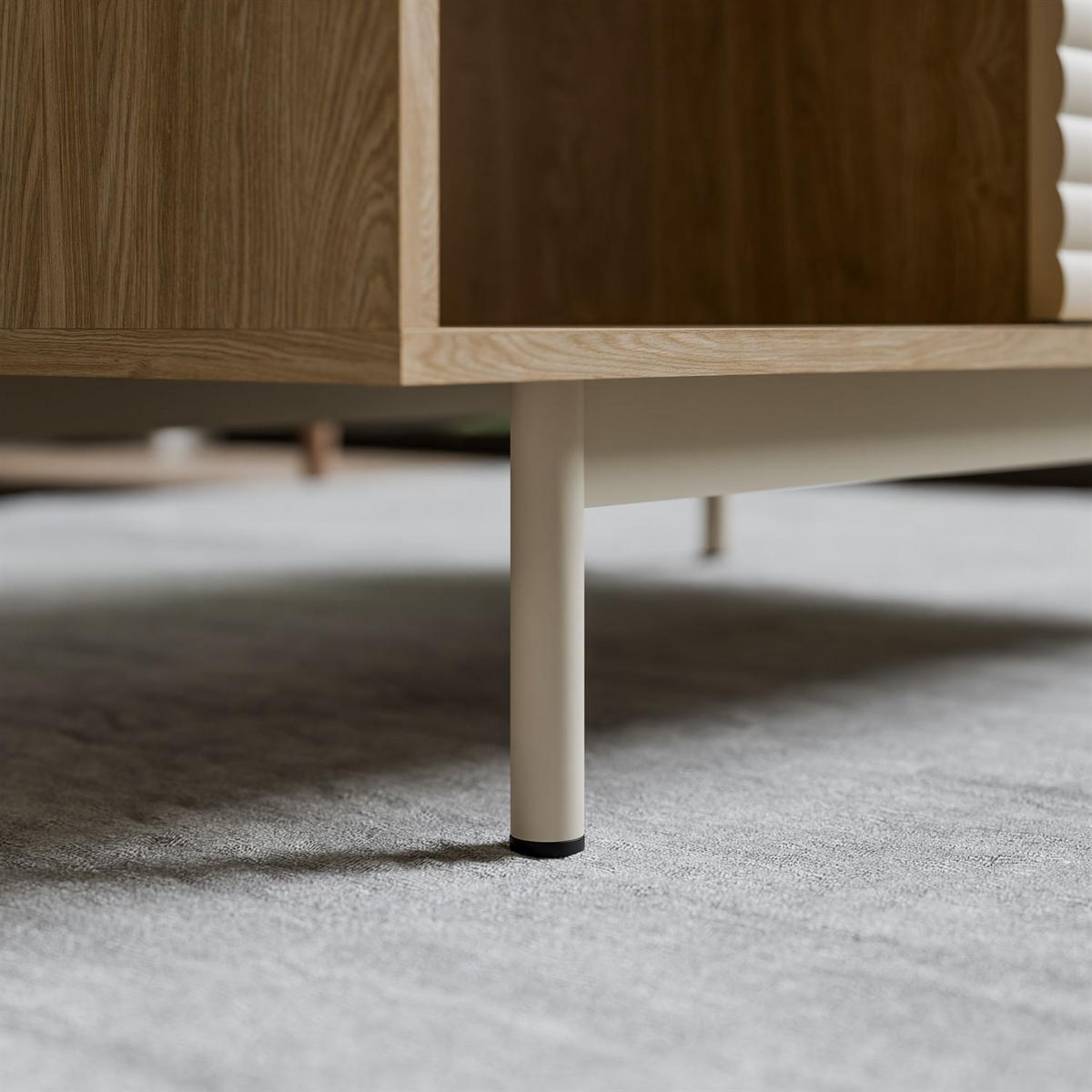 COUCHTISCH FLORENCE mit Stauraumn - Kaschmir, Holzwerkstoff (60/100/47cm) - Lookway