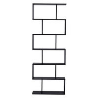 BÜCHERREGAL Virginia Schwarz - Schwarz, Holzwerkstoff (23.5/190.5/70cm) - Happy Garden