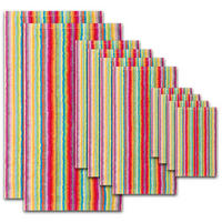 HANDTUCH Unisex Life Style Rot Baumwolle 10er Pack - Multicolor, Textil (60/120cm) - Cawoe