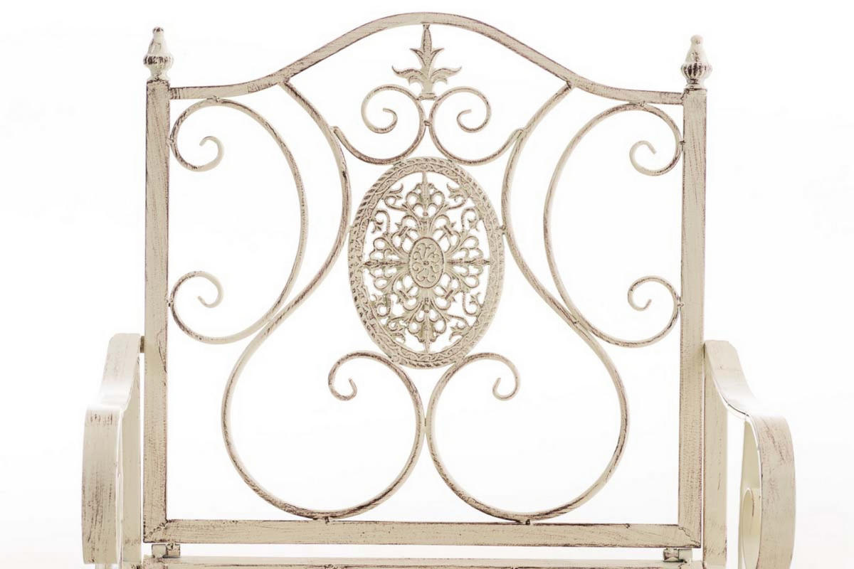 STUHL Pamela antik-creme - Naturfarben, Metall (62/94/53cm) - TPFGarden