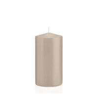 STUMPENKERZEN Schlamm Ø 78 x 150 mm, 8 Stück - Schlammfarben, Paraffin (8/15cm) - Wiedemann Kerzen
