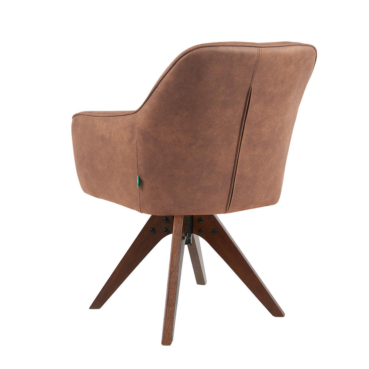 ARMLEHNSTUHL Mika-Noah 2er-Set - Nussbaumfarben/Braun, Eichenholz/Holz (60/87/65cm) - DUBI Möbel