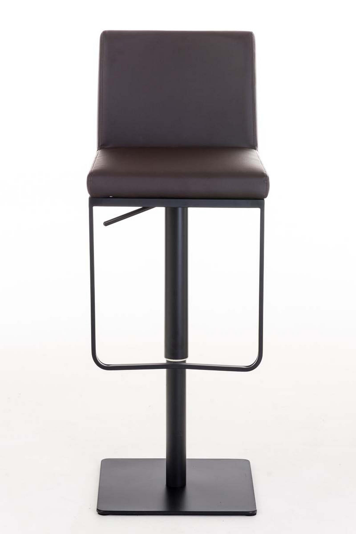 BARHOCKER Lederlook Braun - Schwarz/Braun, Textil/Metall (42/86/44cm) - CLP