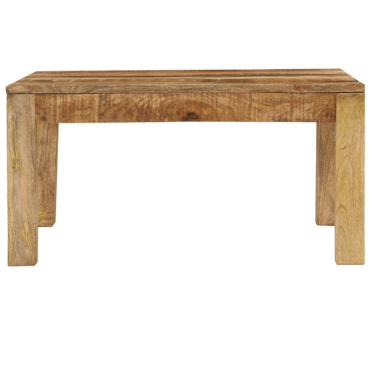 COUCHTISCH 80x80x40 cm Massivholz Mango - Braun, Holzwerkstoff (80/80/40cm) - furnicato