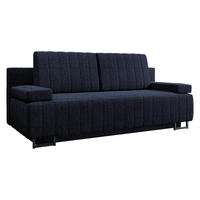 SCHLAFSOFA Laguna - Schwarz/Dunkelblau, Holz/Textil (200/90/90cm) - MIRJAN24