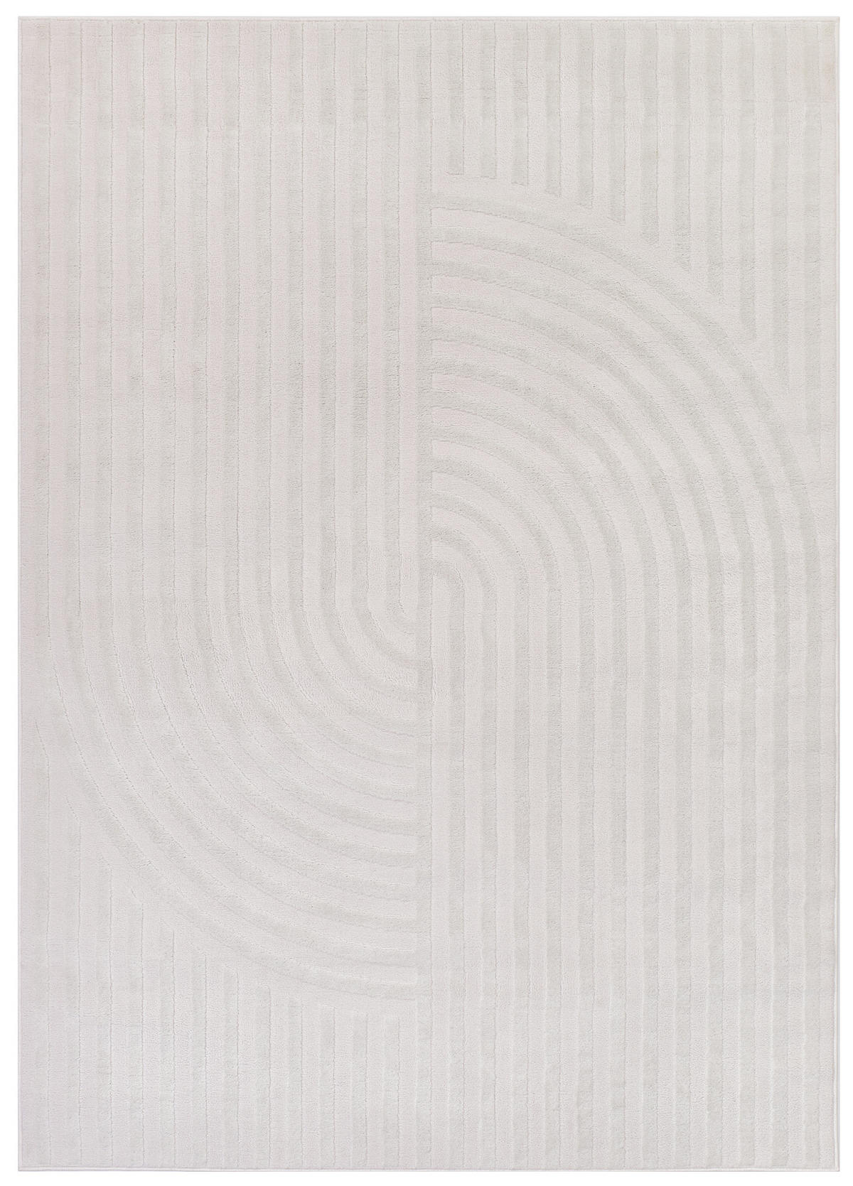 TEPPICH HYGGE Weiß 120/170 cm - Weiß, Kunststoff (120/170cm) - Tapiso