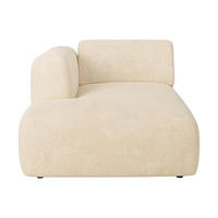 RECAMIERE ohne Schlaffunktion - 1 Person - stoff - beige Pogni - Beige, Textil (108/73/163cm) - Vente-Unique