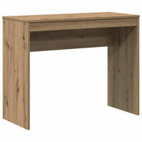 SCHREIBTISCH 90/40/72 cm aus Holzwerkstoff Artisan-Eiche Dekor - Eiche Artisan, Holz (40/90/72cm) - vidaXL