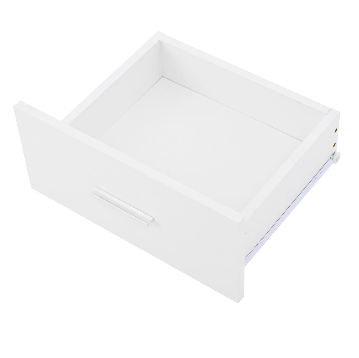 COUCHTISCH 78/78 cm höhenverstellbar mit LED-Beleuchtung und Stauraum - Weiß, Holzwerkstoff (78/78/59.5cm) - BEAOK