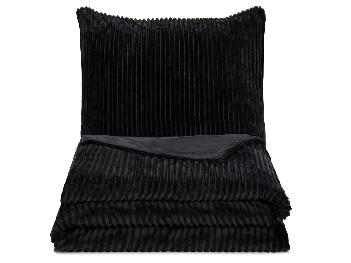 BETTWÄSCHE, 2er-Set, 80x80cm + 135x200cm, 100% Polyester, Grau - Graphitfarben, Textil (80/80cm) - Zollner